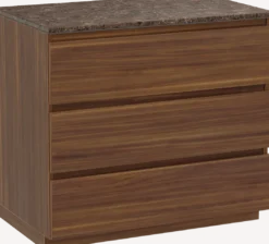Balmani Lucida badkamermeubel met Stretto wastafelblad voor waskom(men)