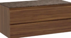 Balmani Lucida badkamermeubel met Stretto wastafelblad voor waskom(men)