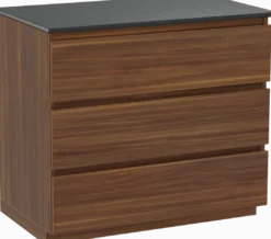 Balmani Lucida badkamermeubel met Stretto wastafelblad voor waskom(men)