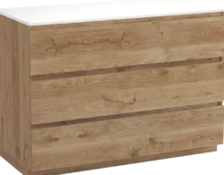 Balmani Lucida badkamermeubel met Stretto wastafelblad voor waskom(men)