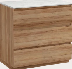 Balmani Lucida badkamermeubel met Stretto wastafelblad voor waskom(men)