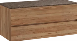 Balmani Lucida badkamermeubel met Stretto wastafelblad voor waskom(men)