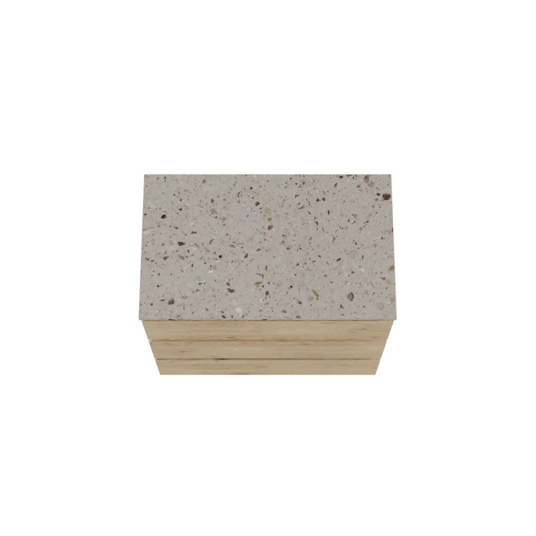 Balmani Lucida badkamermeubel met Stretto wastafelblad voor waskom(men)
