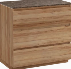 Balmani Lucida badkamermeubel met Stretto wastafelblad voor waskom(men)