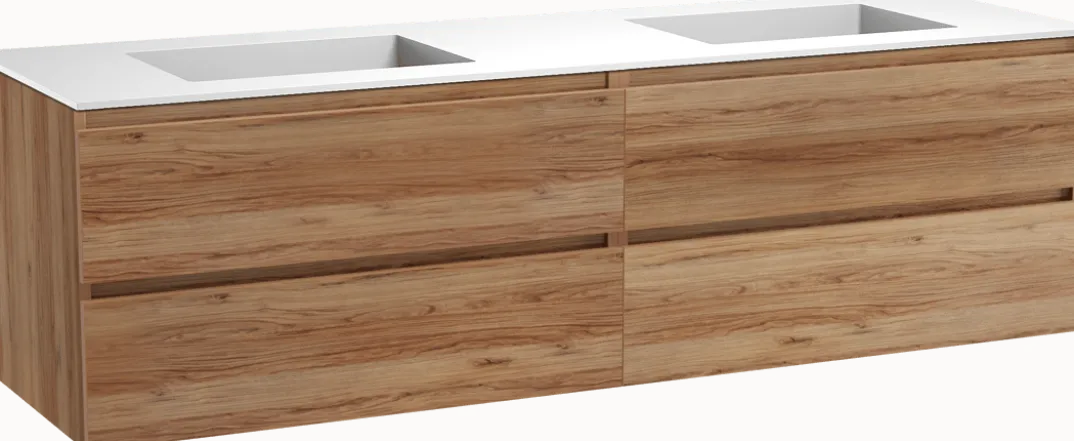 Balmani Lucida badkamermeubel met Tablo Stretto wastafel