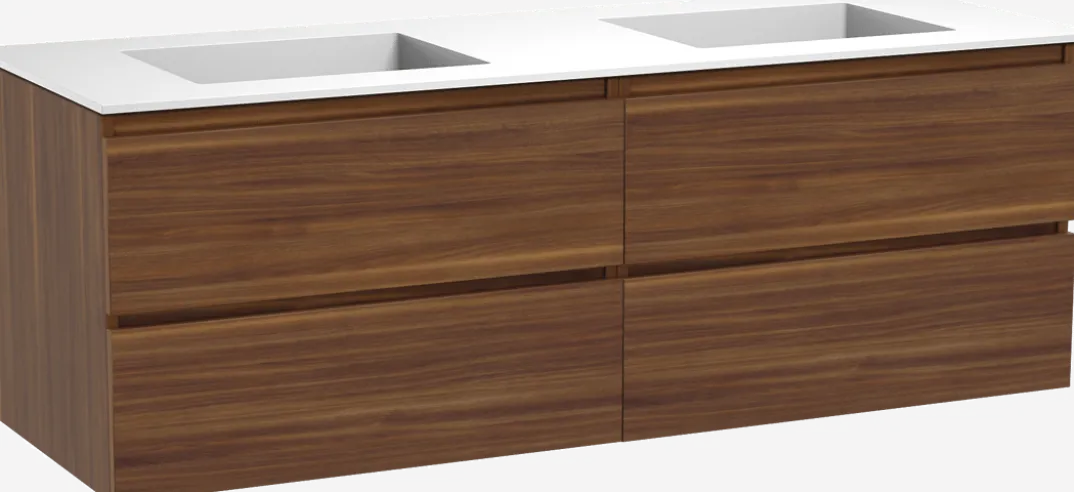 Balmani Lucida badkamermeubel met Tablo Stretto wastafel