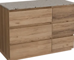Balmani Lucida badkamermeubel met Stretto wastafelblad voor waskom(men)