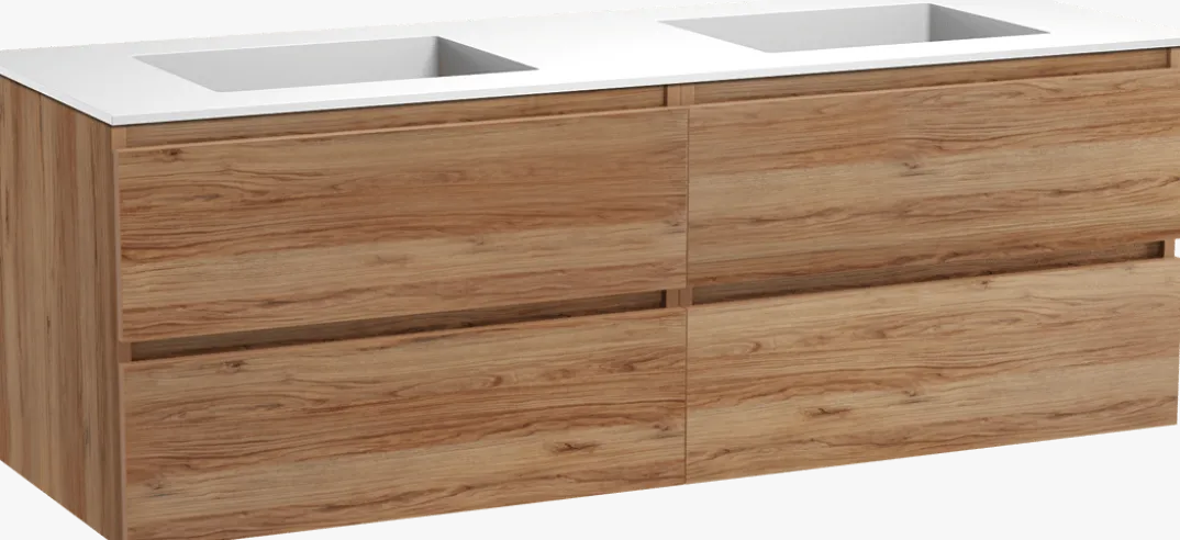 Balmani Lucida badkamermeubel met Tablo Stretto wastafel