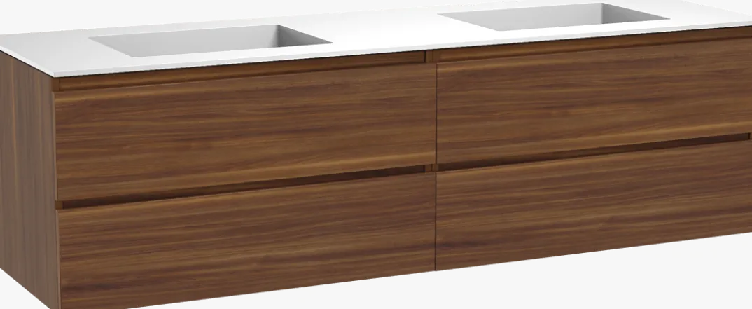 Balmani Lucida badkamermeubel met Tablo Stretto wastafel