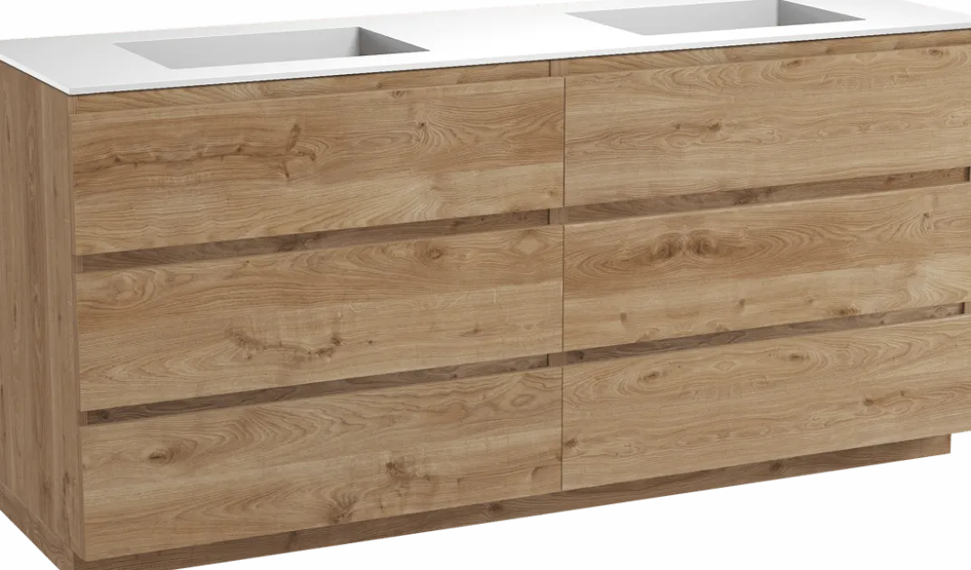 Balmani Lucida badkamermeubel met Tablo Stretto wastafel