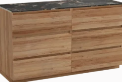 Balmani Lucida badkamermeubel met Stretto wastafelblad voor waskom(men)