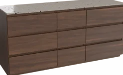 Balmani Lucida badkamermeubel met Stretto wastafelblad voor waskom(men)