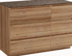 Balmani Lucida badkamermeubel met Stretto wastafelblad voor waskom(men)