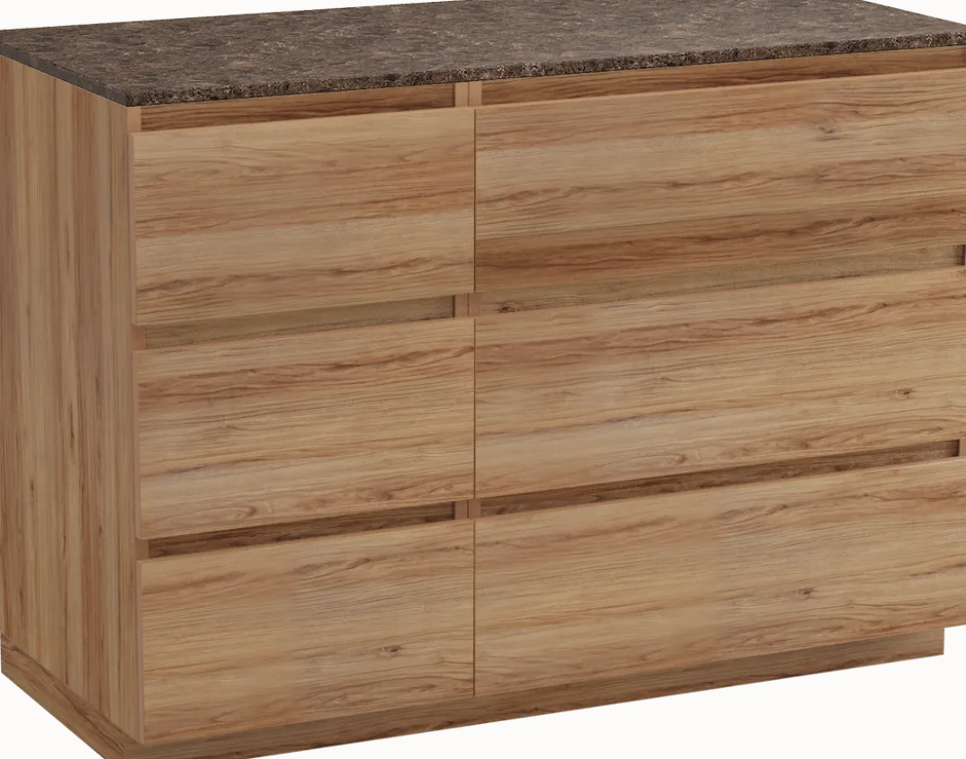 Balmani Lucida badkamermeubel met Stretto wastafelblad voor waskom(men)