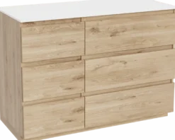 Balmani Lucida badkamermeubel met Stretto wastafelblad voor waskom(men)