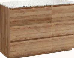 Balmani Lucida badkamermeubel met Stretto wastafelblad voor waskom(men)