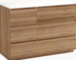Balmani Lucida badkamermeubel met Stretto wastafelblad voor waskom(men)