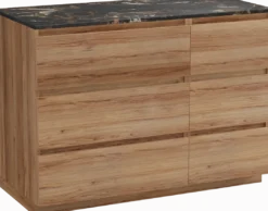 Balmani Lucida badkamermeubel met Stretto wastafelblad voor waskom(men)