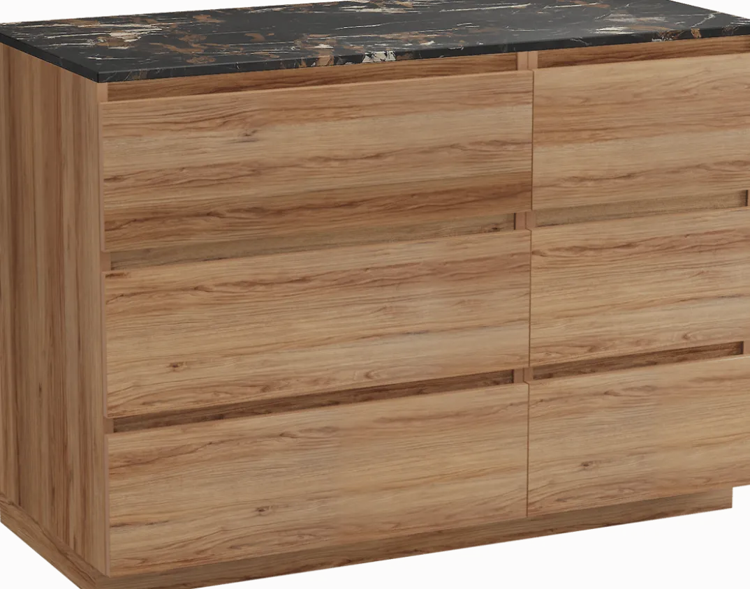 Balmani Lucida badkamermeubel met Stretto wastafelblad voor waskom(men)