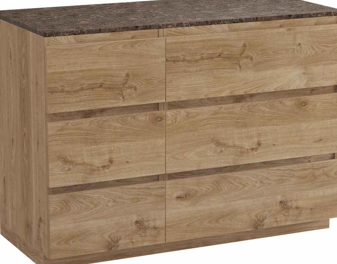 Balmani Lucida badkamermeubel met Stretto wastafelblad voor waskom(men)