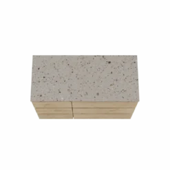 Balmani Lucida badkamermeubel met Stretto wastafelblad voor waskom(men)