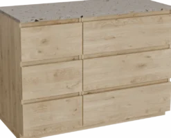 Balmani Lucida badkamermeubel met Stretto wastafelblad voor waskom(men)