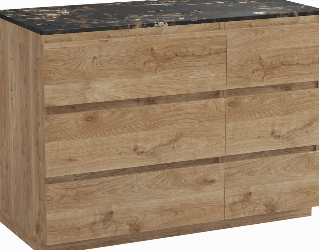 Balmani Lucida badkamermeubel met Stretto wastafelblad voor waskom(men)