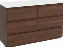 Balmani Lucida badkamermeubel met Stretto wastafelblad voor waskom(men)
