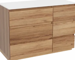 Balmani Lucida badkamermeubel met Stretto wastafelblad voor waskom(men)