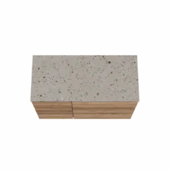 Balmani Lucida badkamermeubel met Stretto wastafelblad voor waskom(men)