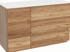 Balmani Lucida badkamermeubel met Stretto wastafelblad voor waskom(men)