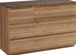 Balmani Lucida badkamermeubel met Stretto wastafelblad voor waskom(men)