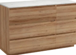 Balmani Lucida badkamermeubel met Stretto wastafelblad voor waskom(men)