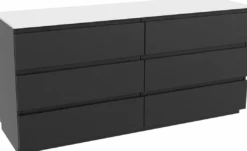 Balmani Lucida badkamermeubel met Stretto wastafelblad voor waskom(men)