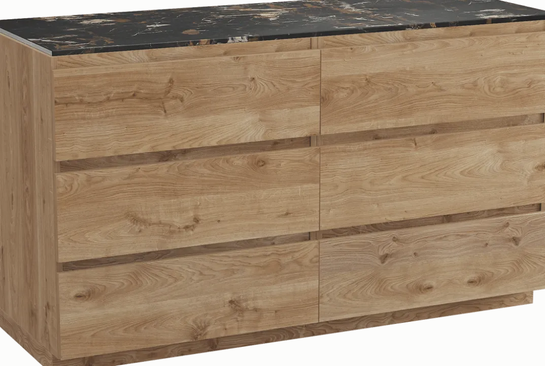 Balmani Lucida badkamermeubel met Stretto wastafelblad voor waskom(men)