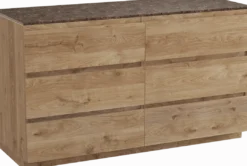 Balmani Lucida badkamermeubel met Stretto wastafelblad voor waskom(men)