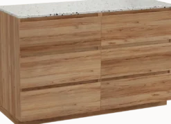 Balmani Lucida badkamermeubel met Stretto wastafelblad voor waskom(men)
