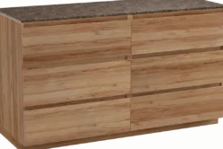 Balmani Lucida badkamermeubel met Stretto wastafelblad voor waskom(men)