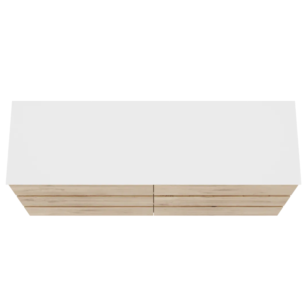 Balmani Lucida badkamermeubel met Stretto wastafelblad voor waskom(men)