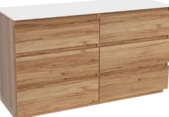 Balmani Lucida badkamermeubel met Stretto wastafelblad voor waskom(men)