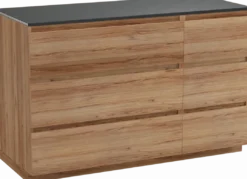 Balmani Lucida badkamermeubel met Stretto wastafelblad voor waskom(men)