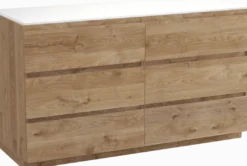 Balmani Lucida badkamermeubel met Stretto wastafelblad voor waskom(men)