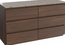 Balmani Lucida badkamermeubel met Stretto wastafelblad voor waskom(men)