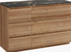 Balmani Lucida badkamermeubel met Stretto wastafelblad voor waskom(men)