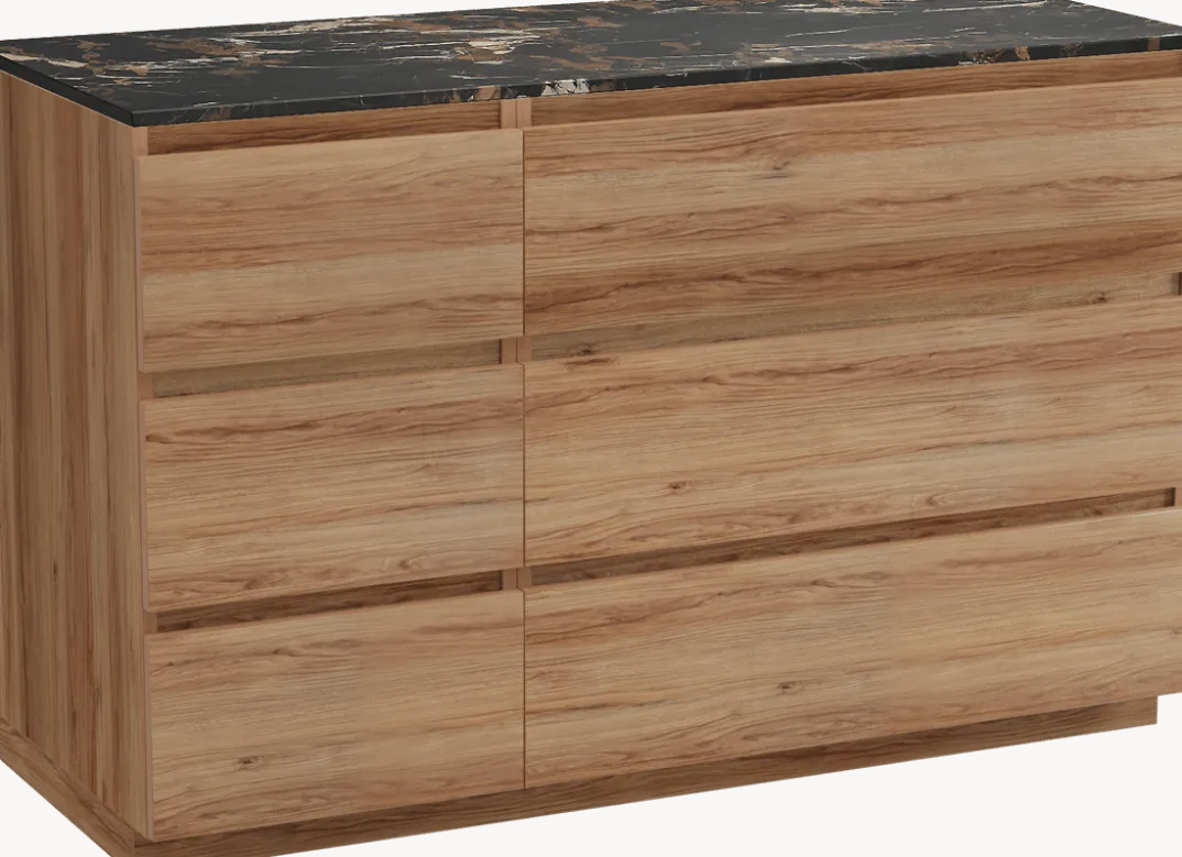 Balmani Lucida badkamermeubel met Stretto wastafelblad voor waskom(men)