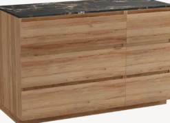 Balmani Lucida badkamermeubel met Stretto wastafelblad voor waskom(men)