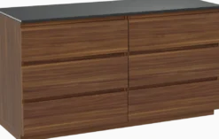 Balmani Lucida badkamermeubel met Stretto wastafelblad voor waskom(men)