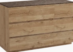 Balmani Lucida badkamermeubel met Stretto wastafelblad voor waskom(men)
