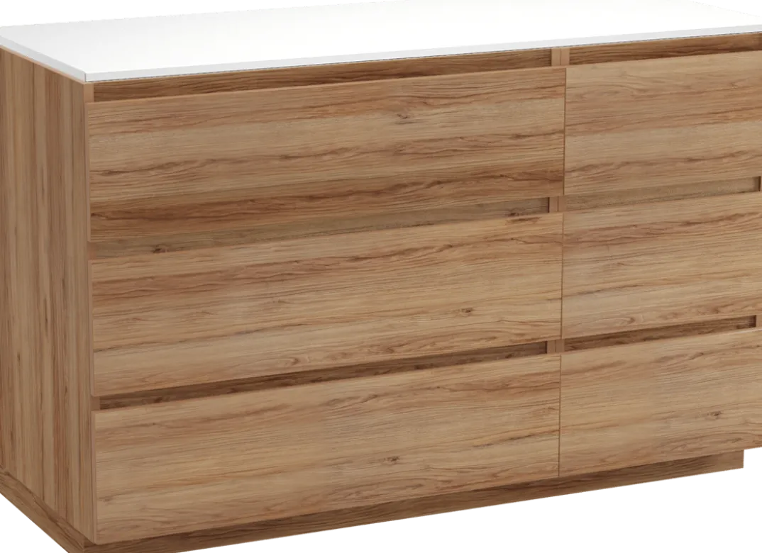 Balmani Lucida badkamermeubel met Stretto wastafelblad voor waskom(men)