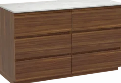 Balmani Lucida badkamermeubel met Stretto wastafelblad voor waskom(men)